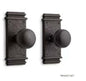 Signature Hardware SH552134 New England Privacy Door Set-No Backset-Dark Bronze