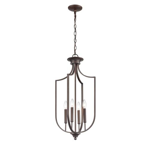 Millennium Lighting 9836-RBZ 4 Light Pendant Rubbed Bronze