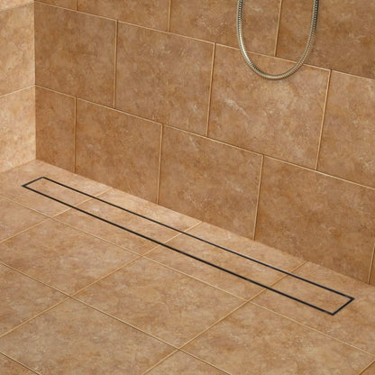 Signature Hardware SH43901MW Cohen 40" Tile Insert Shower Drain - Matte White