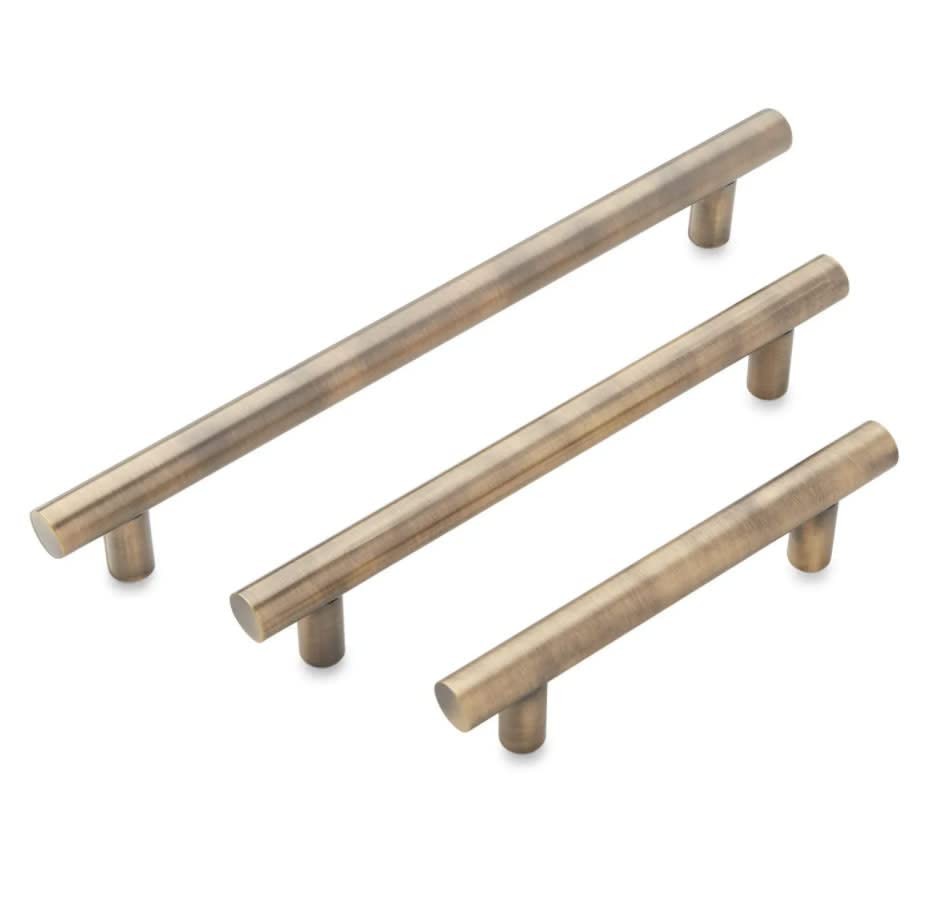Signature Hardware EH1082.6.SBS Avignon 6" C2C Bar Cabinet Pull - Satin Brass
