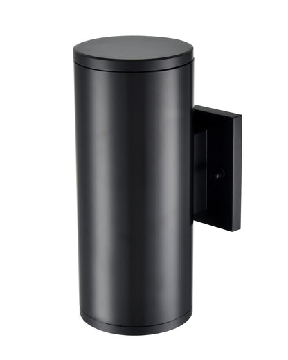 ML Lighting Vegas Collection LED42101-PBK Outdoor LED Wall Sconce Powder Black