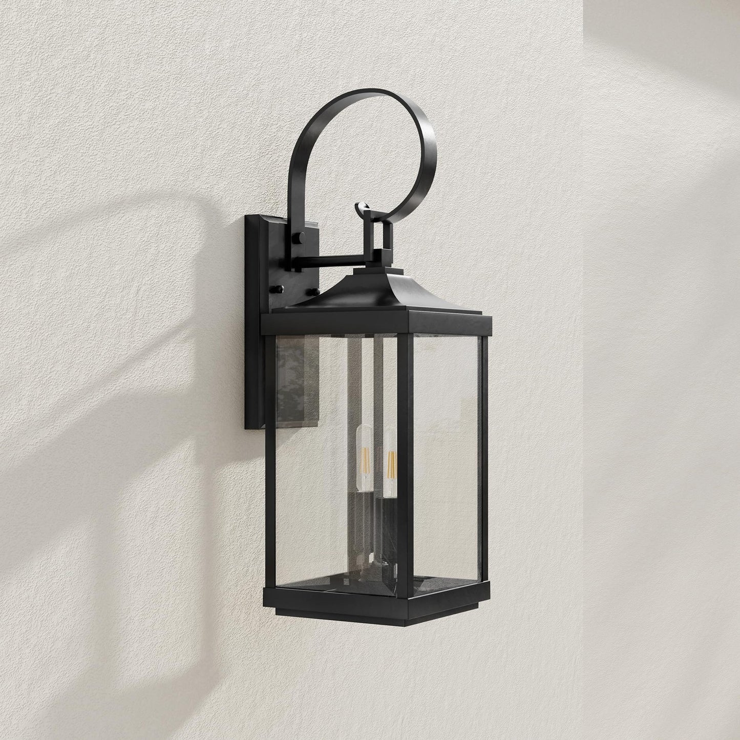 Gibbes Street Collection 2-Light Clear Beveled Glass New Traditional Outdoor