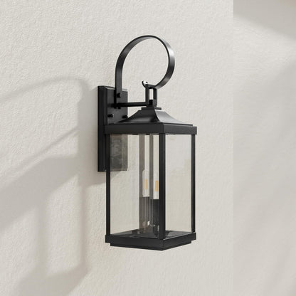 Gibbes Street Collection 2-Light Clear Beveled Glass New Traditional Outdoor