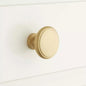 Signature Hardware 1-1/4" Nantes Brass Round Cabinet Knob - Pack of 2-NEW IN BOX
