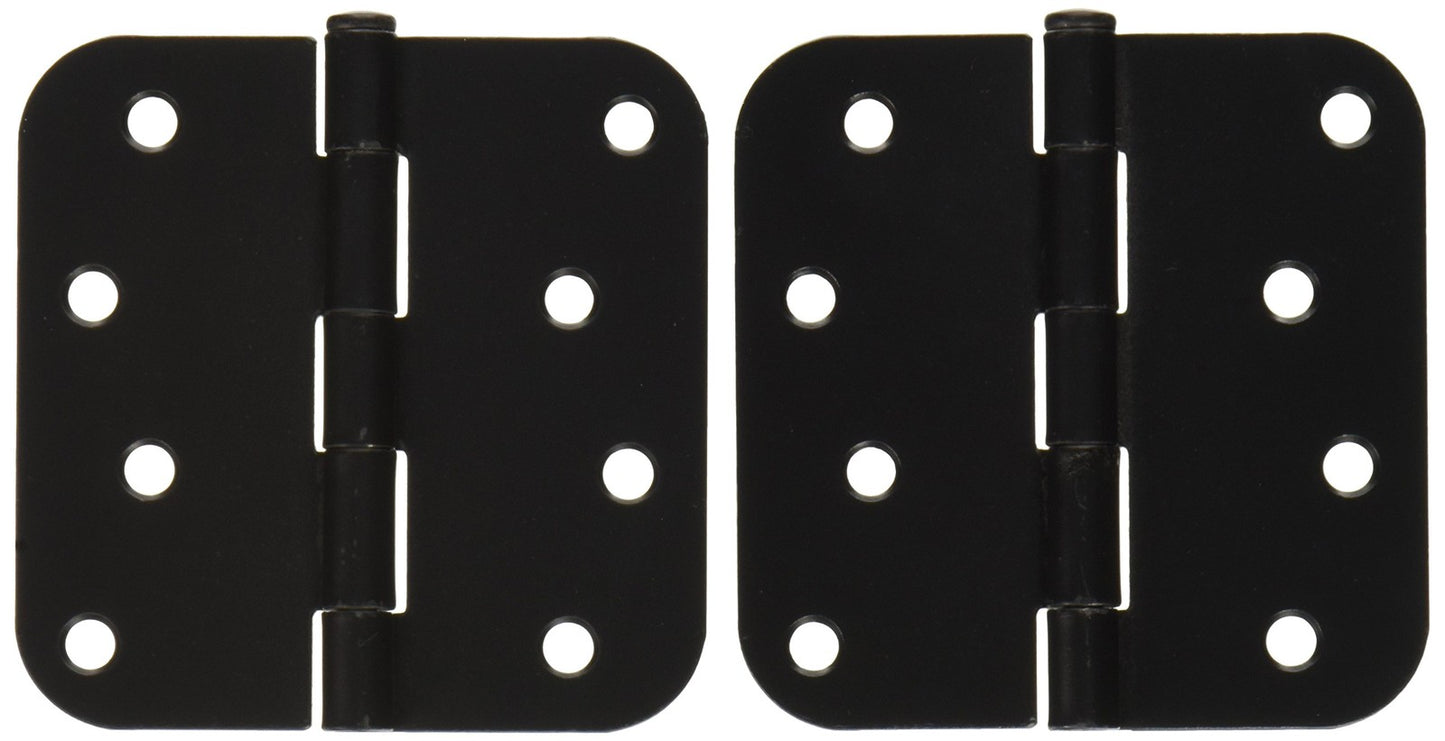 Deltana S44R51B Value Choice Indoor Applications Steel 4"x4"x5/8" Radius Hinge