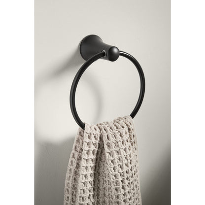 Kohler K-21955 Tempered 6-7/8" Wall Mounted Towel Ring - Matte Black
