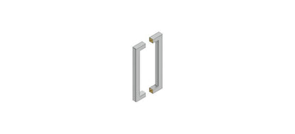 Deltana SSPBB1210U32D 12" B2B Contemporary Pull Satin Stainless Steel-2 units