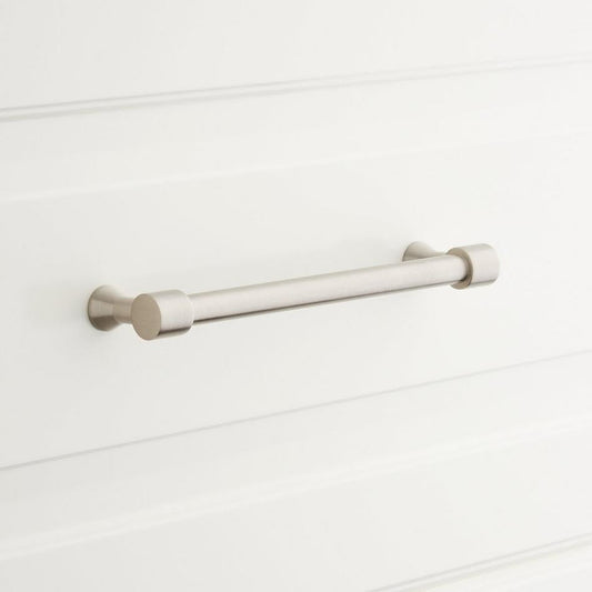 Signature Hardware SH553017PNSN Strasbourg 6" C2C Bar Cabinet Pull-Satin Nickel