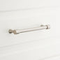 Signature Hardware SH553017PNSN Strasbourg 6" C2C Bar Cabinet Pull-Satin Nickel