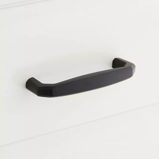 Signature Hardware-5-1/16" Ponderay Brass Cabinet Pull-Matte Black