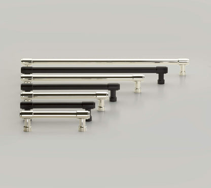 Emtek 86687US19 - Jasper Pull, 4" Center-to-Center, Flat Black