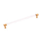 Hickory P3711CABGB Midway Pull 12in Crysacrylic Brushed Golden Brass (Pack of 5)
