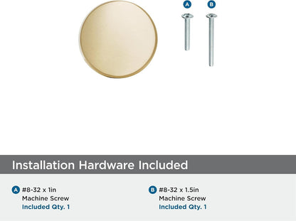 Amerock BP55272CZ 1-5/8" Round Blackrock Champagne Bronze Cabinet Knob