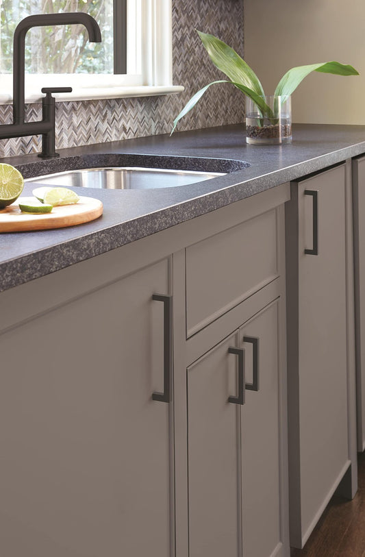 Amerock BP36570FB Cabinet Pull Matte Black 3-3/4" C2C Monument