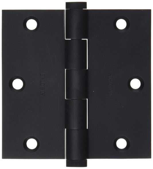 Baldwin 1035190I Square Mortise Hinge, Black