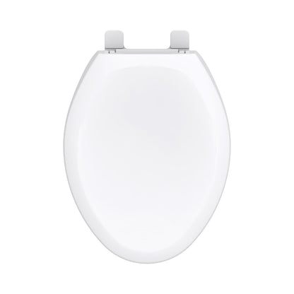 Gerber Elongated Toilet Seat with Cover, Soft Close, No Slam