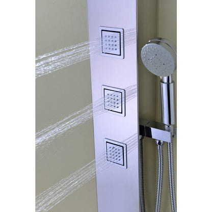 ANZZI Shower Head Panel 53", Tower System, Polished Chrome SS (SP-AZ015)