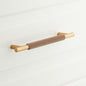 Signature Hardware SH553101VB Arles 6" C2C Bar Cabinet Pull - Vintage Brass