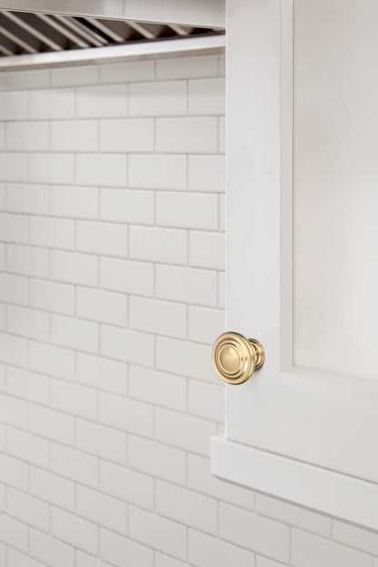 Amerock BP1586CZ Greenwich 1-5/16" Mushroom Cabinet Knob - Champagne Bronze