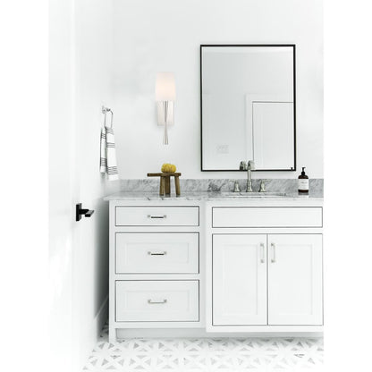 Crystorama Sconce Trenton 1 Light Polished Nickel