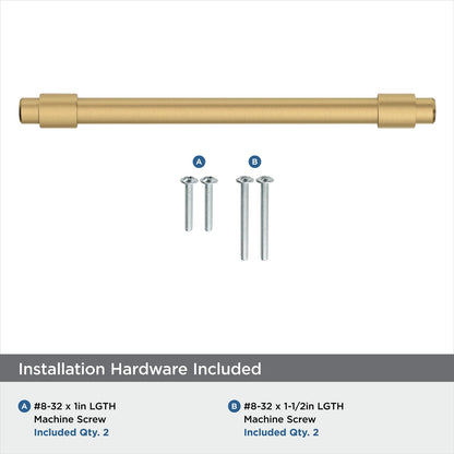 Amerock | Cabinet Pull | Champagne Bronze | 5-1/16 inch Center-to-Center