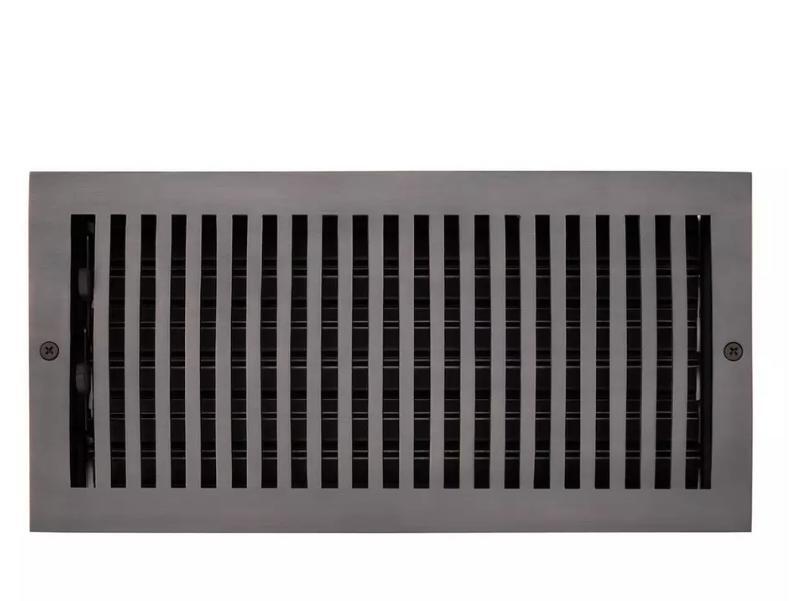 Signature Hardware SH551473ORB Modern Style 6" x 10" Brass Wall Register-ORB