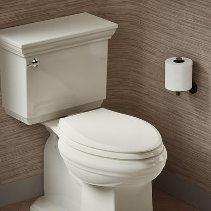 KOHLER 4636-RL-96 Elongated Toilet Seat Slow Close Soft Close Biscuit