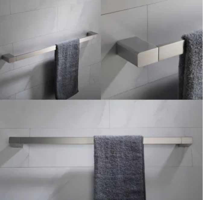 Kraus KEA-19937BN - Stelios 24" Towel Bar - Brushed Nickel