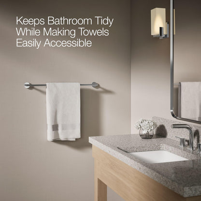 KOHLER K-27287-CP Elate® 24" Towel Bar Polished Chrome