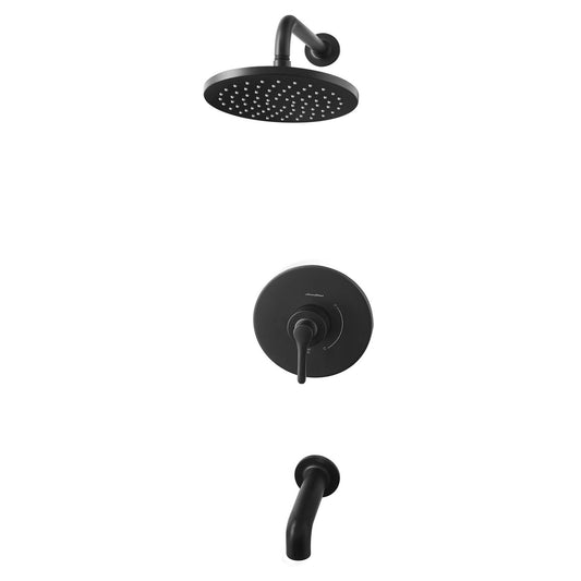 American Standard TU105508.243 Studio S Tub and Shower Trim Kit Matte Black