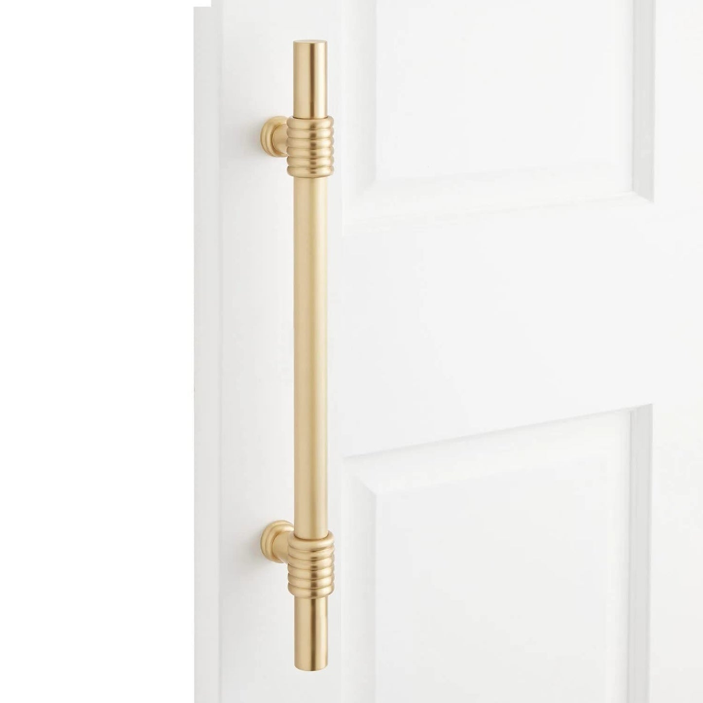 Signature Hardware EH7255.12.SBS Brady 12" Solid Brass Door Pull Satin Brass