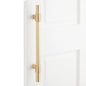 Signature Hardware EH7255.12.SBS Brady 12" Solid Brass Door Pull Satin Brass