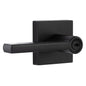 Miseno MLK1022 Lorton Flat Bar Keyed Entry Door Lever Set - Matte Black