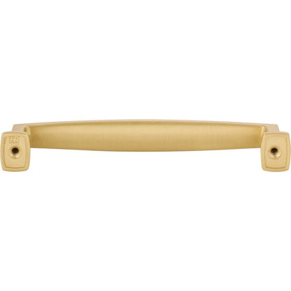 Jeffrey Alexander 128 mm Center-to-Center Brushed Gold Richard Cabinet Pull