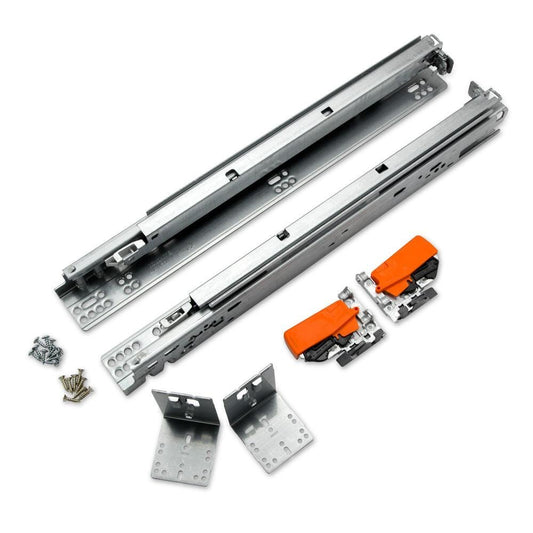 BLUM 563H4570B Tandem Plus Blumotion 18" Drawer Runner Pair for Face Frame