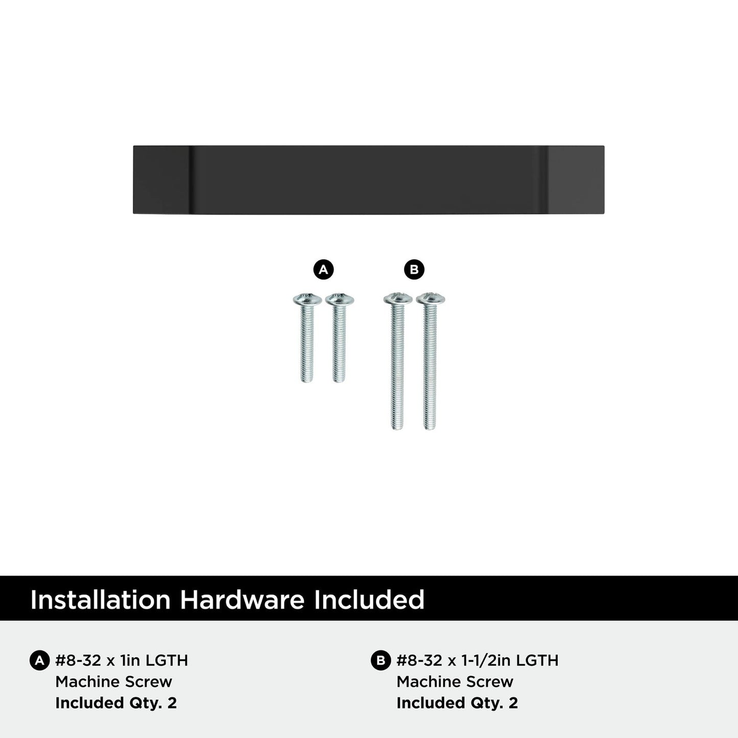 Miseno MCPTRP2300 Sierra 3" Center to Center Handle Cabinet Pull - Matte Black