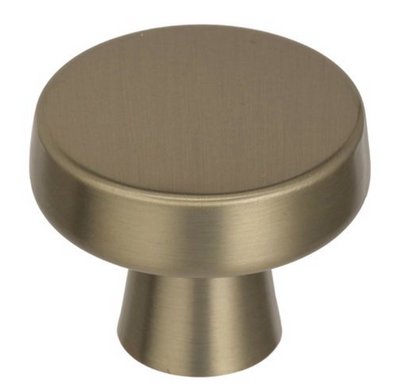 Amerock BP55270BBZ Blackrock 1-5/16" Mushroom Knob Golden Champagne-Pack of 10