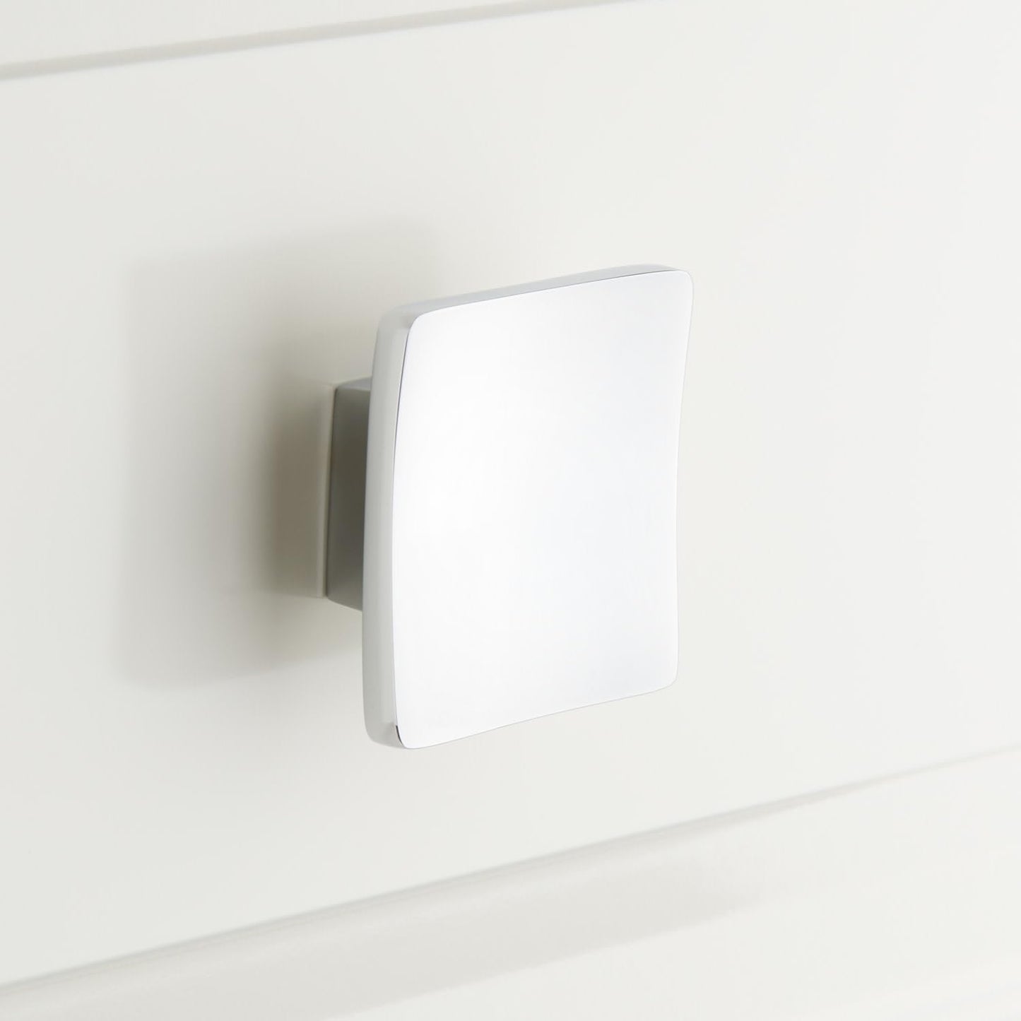Signature Hardware AMW-CONC-KNB-1.75-CP 1-3/4" Amun Square Cabinet Knob-Chrome