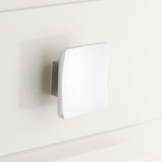 Signature Hardware AMW-CONC-KNB-1.75-CP 1-3/4" Amun Square Cabinet Knob-Chrome