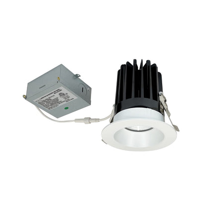 Nora NM4-RDC30MPW 4" Round LED Downlight No Housing Required Matte Powder White