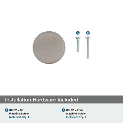 Amerock BP55272G10 Blackrock Cabinet Knob Satin Nickel 1-5/8" Diameter