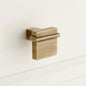 Signature Hardware-Marta Solid Brass Cabinet Knob-Antique Brass-Pack of 2