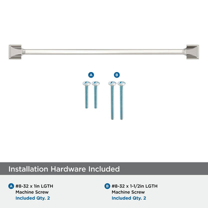 Amerock Exceed 12-5/8 inch Center-to-Center Satin Nickel Cabinet Pull BP36925G10