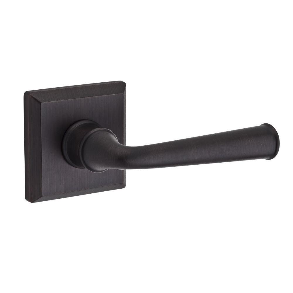 Baldwin PVFEDTSR112 Reserve Privacy Federal Traditional Square Rose Aged Bronze
