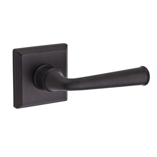 Baldwin PVFEDTSR112 Reserve Privacy Federal Traditional Square Rose Aged Bronze