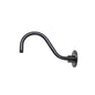 Millenium Lighting RGN15-SB R Series Goose Neck Satin Black