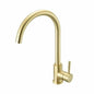 Elegant FAK-307BGD Kitchen & Bath Finn Single Handle Kitchen Faucet Brushed Gold