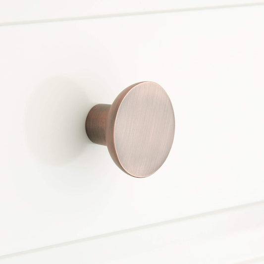 Signature Hardware EH1142.11/4.ACP Gordes 1-1/4" Dia Cabinet Knob-Antique Copper