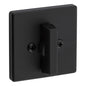 Kwikset 663SQT Privacy One Sided Deadbolt from The Signature Series  Matte Black