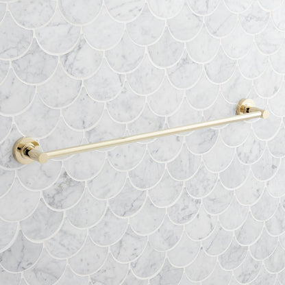 Signature Hardware SHLE24TBGM Lexia 24" Towel Bar - Gunmetal